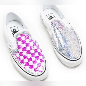 Vans New Double-Sided Sequin Sneakers. Size- 3.